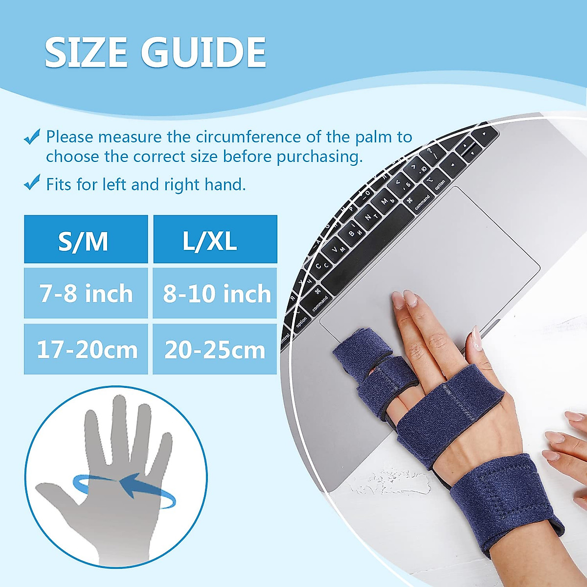 joingood 2 Finger Splint: Adjustable Trigger Support