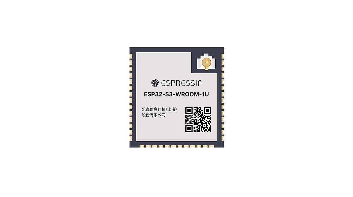 Espressif ESP32-S3-WROOM-1U-N8: SMD Module w/ 8MB Flash