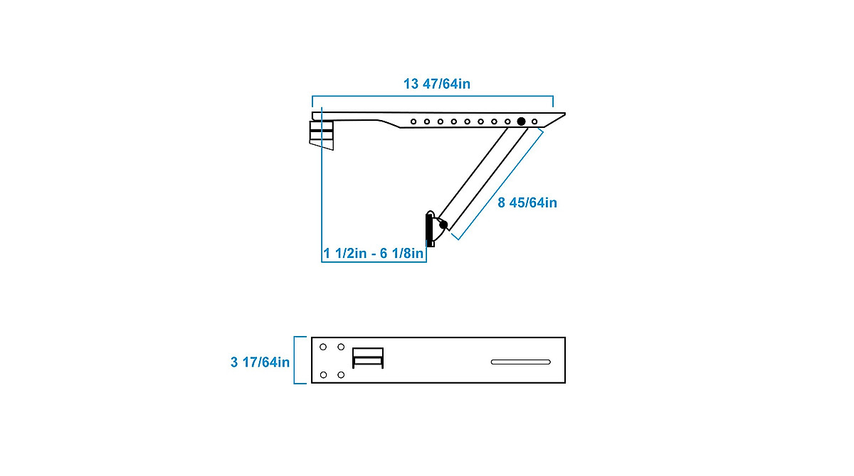 Air Jade Window AC Bracket – Supports Up To 85 Lbs, Fits 5,000–12,000 BTU Units, Steel With Bubble Level & Rubber Pads