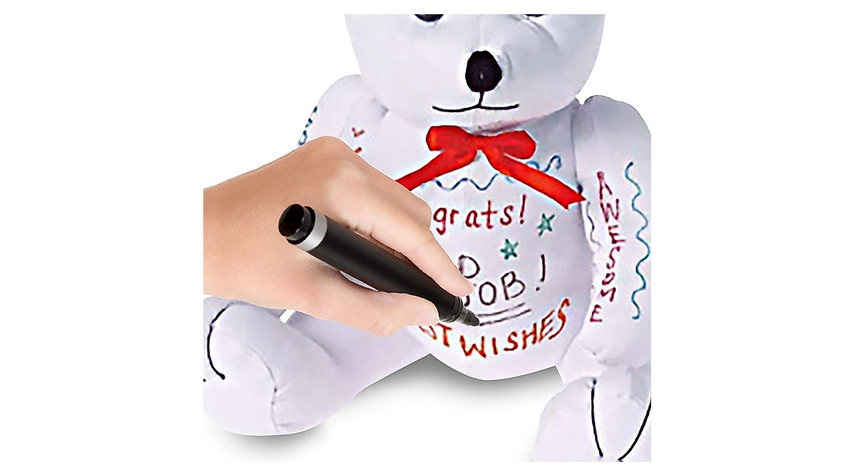 Personalized Graduation Autograph Teddy Bear - 11 Inch