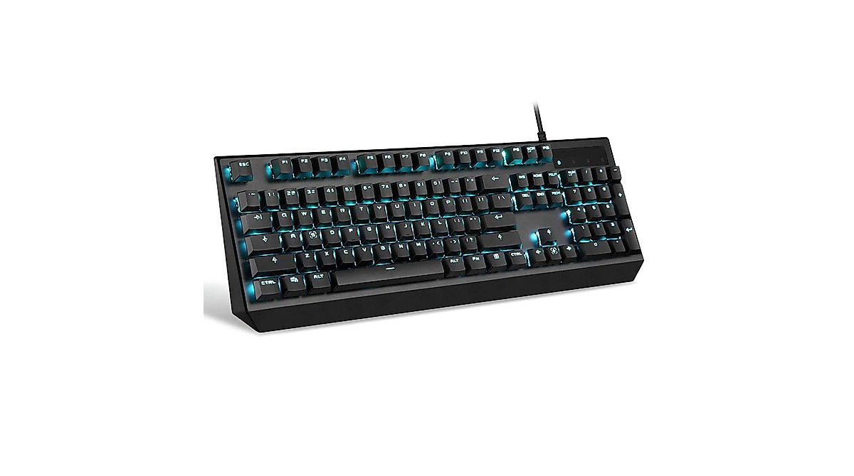Teerwere Mechanical Gaming Keyboard with Ice Blue Backlit | 104 Keys