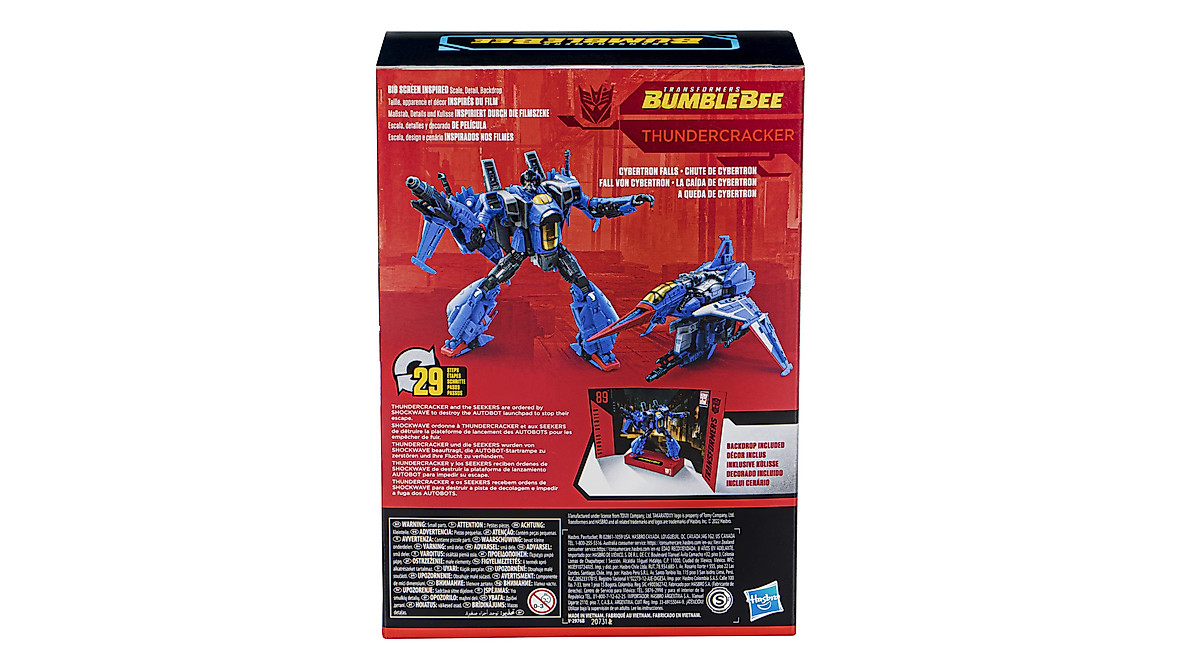 Transformers Giocattolo Studio Series 89 Voyager Classe Thundercracker