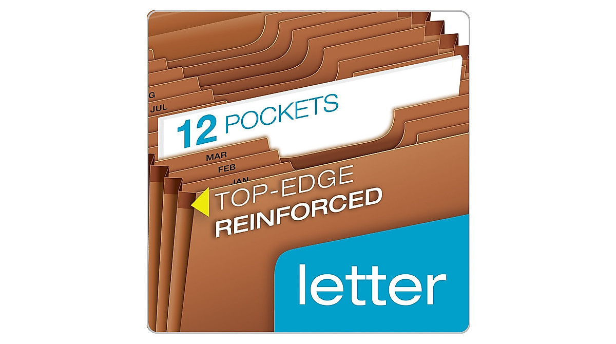 Pendaflex Heavy-Duty Expanding File, 21 Sections, 1/3-Cut Tab, Legal - View #9