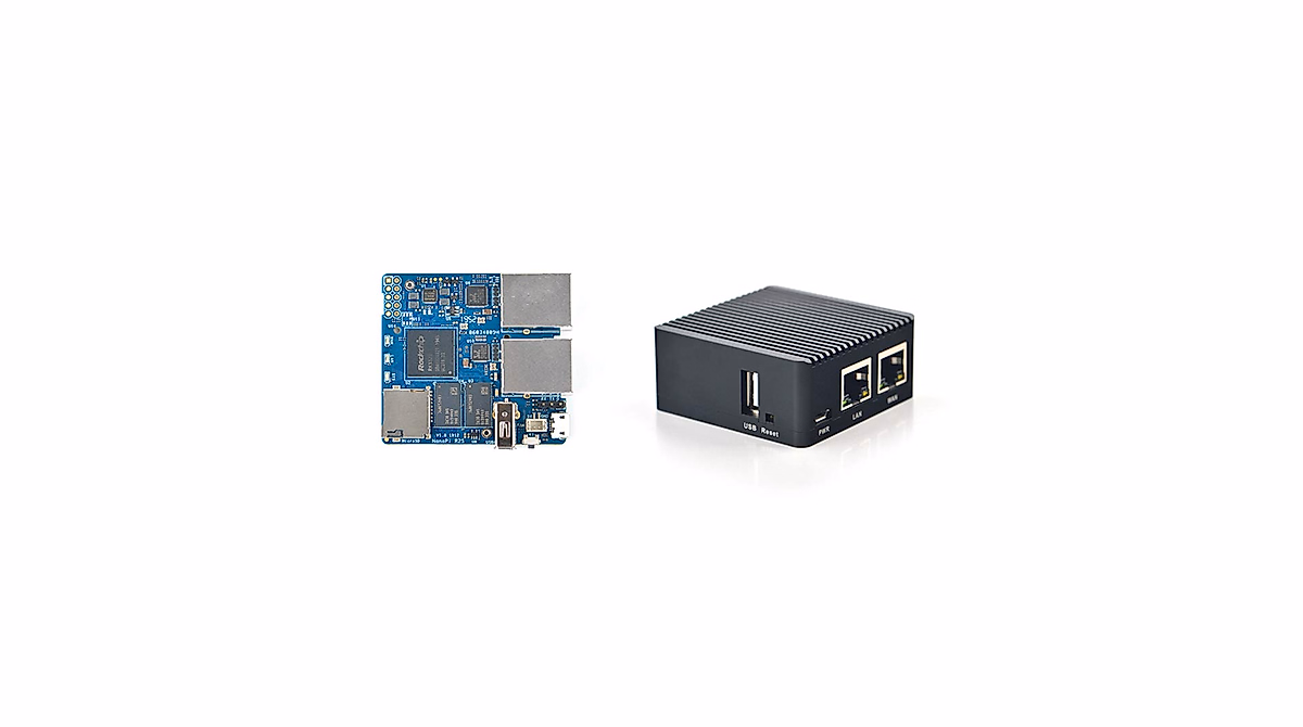 NanoPi R2S Open Source Mini Router with Dual-Gbps Ethernet Ports 1GB ...