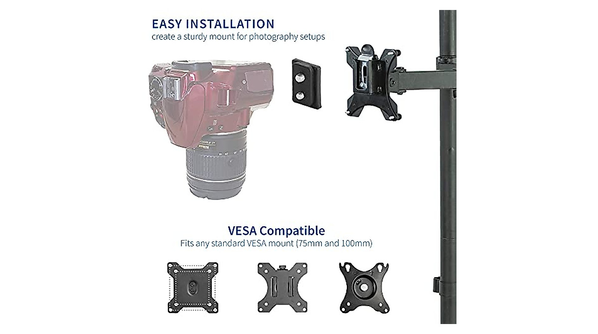 VIVO Universal VESA Adapter Bracket Kit for Overhead Cameras