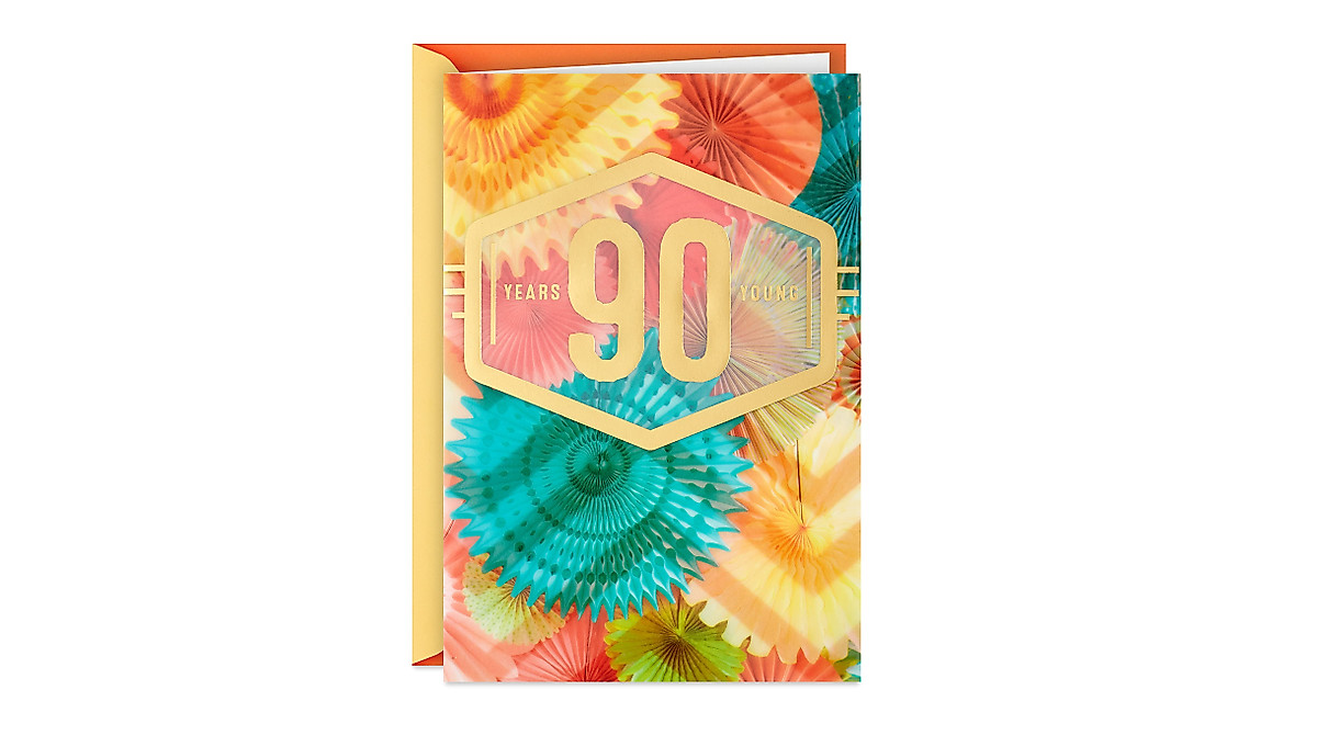 Celebrate 90 Years Young with Hallmark Birthday Card