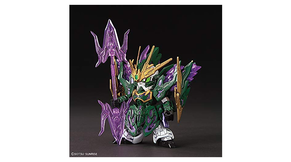 Bandai – Kit De Modèle SD Sangoku Soketsuden Zhang He Altron Gundam – Multicolore – Figurine à Assembler – À Partir De 8 Ans