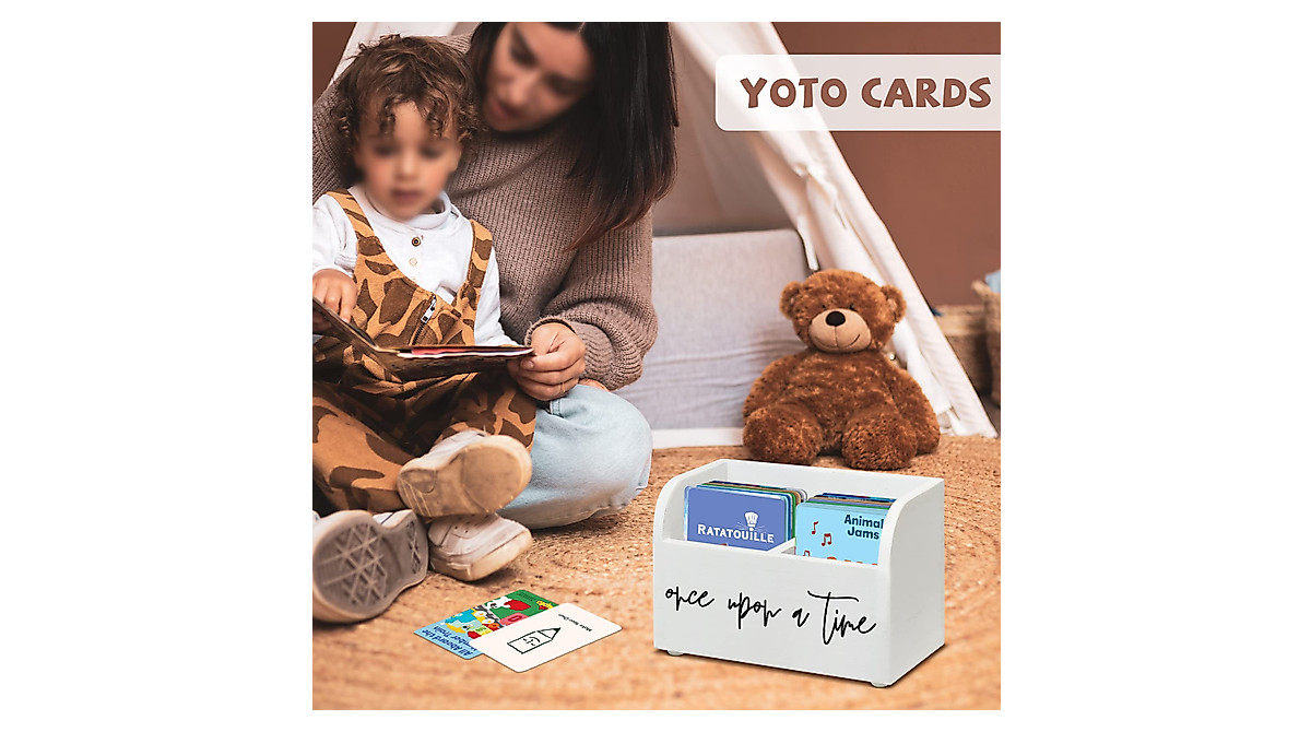 Yoto Card Holder - Wooden Storage Box for Yoto Mini Audio Cards