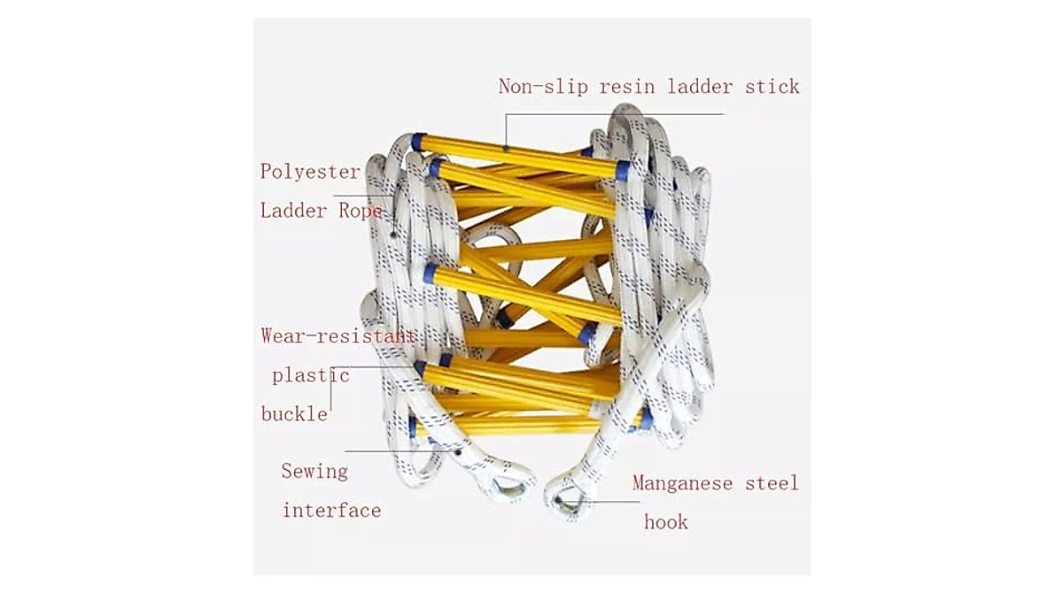 Rescue Ladder for Emergency Escape | Durable Safety Rope Ladder