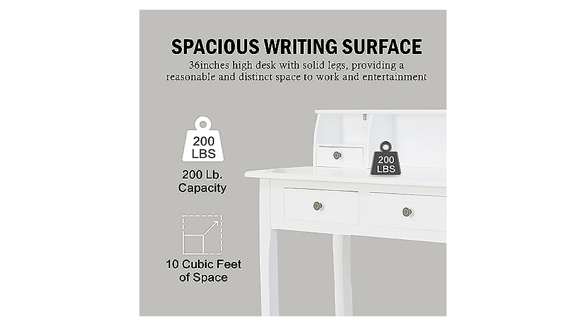 DMAITH Writing Desk: Stylish & Functional for Home Office