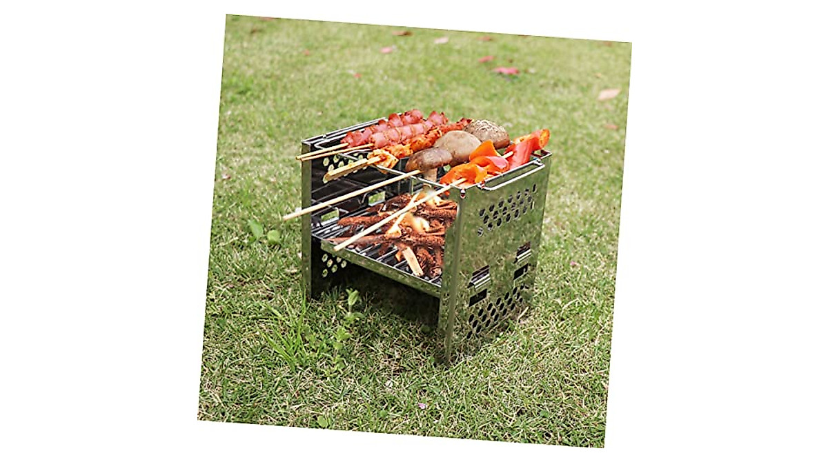Toddmomy Portable Mini BBQ Grill - Camping & Backpacking Stove