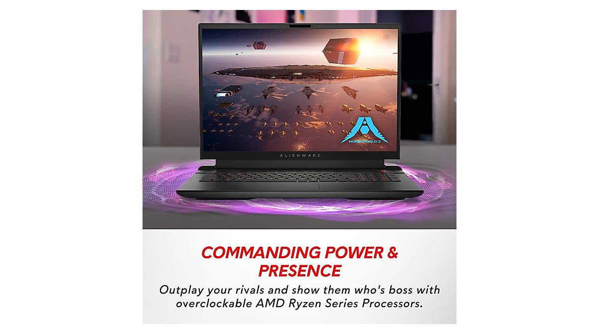 Alienware m18 Gaming Laptop with AMD Ryzen 9 & RTX 4080 - 18-inch ...