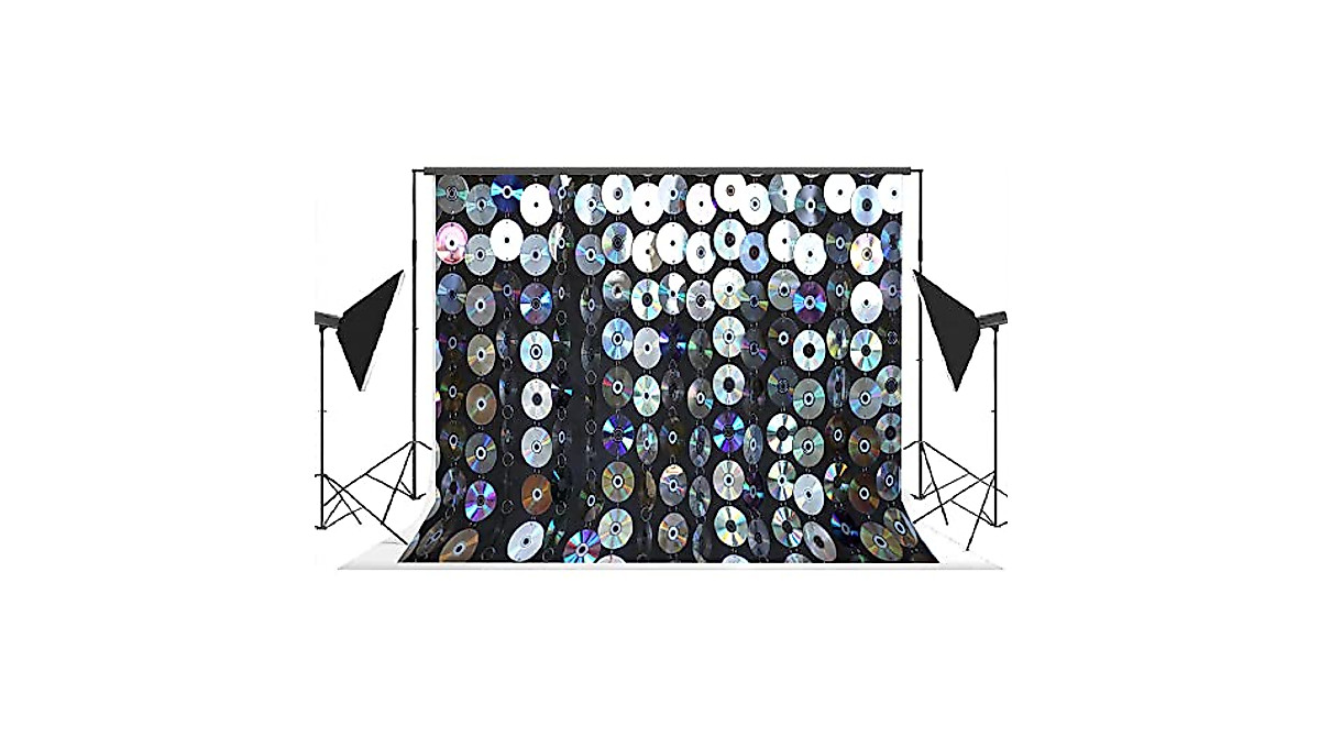 Lofaris 50's Theme Party Backdrop - 7x5ft Vinyl Disco Background