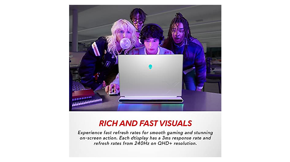 Alienware X16 R1 Gaming Laptop - 16-inch QHD+ 240Hz Display & RTX 4080