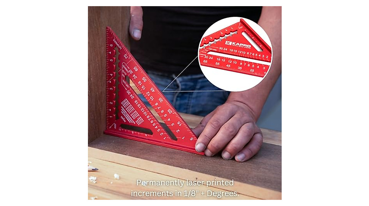 Kapro 446 Anodized Rafter Square: Durable & Accurate Tool