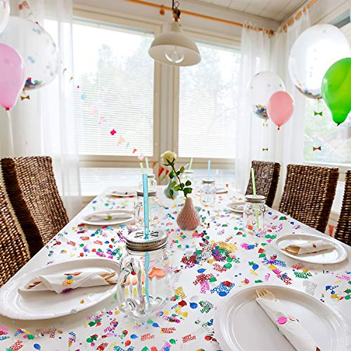 Festive 3000-Piece Multi-Color Confetti for Birthday & Events