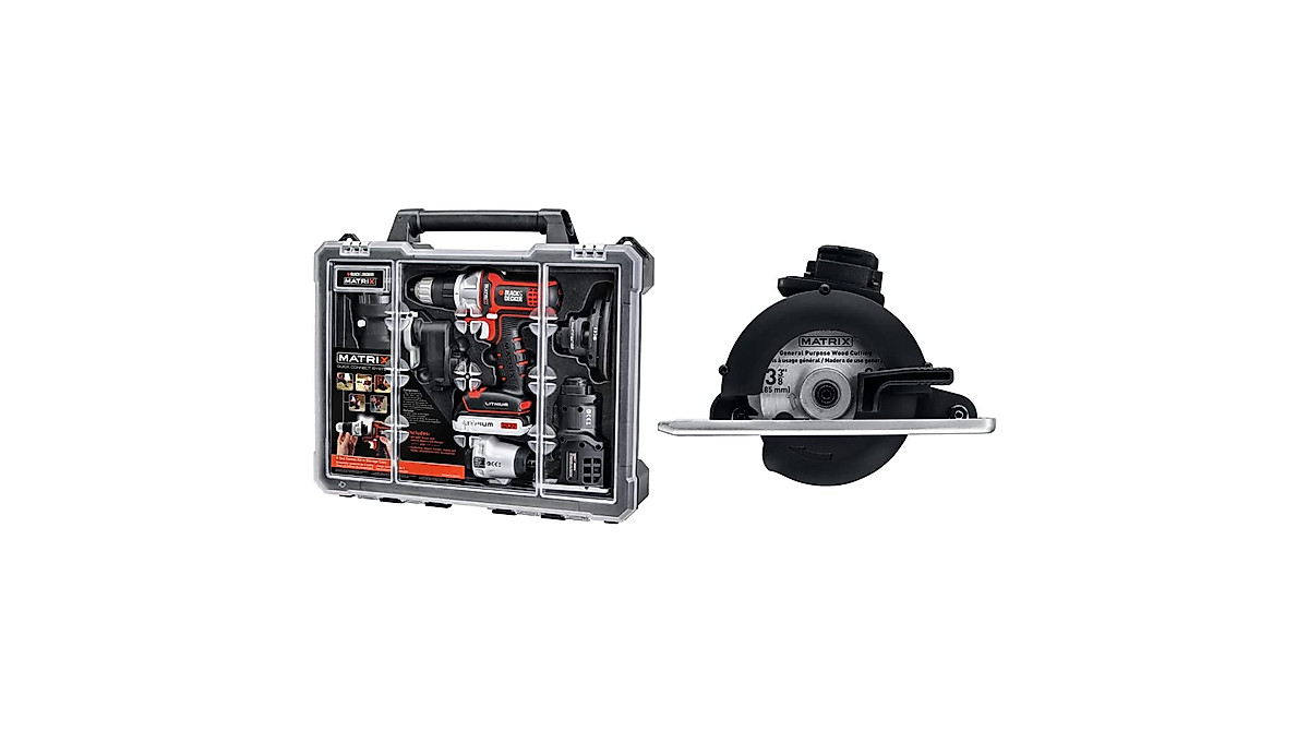 Black & Decker Matrix 6 Tool Combo Kit with Attachments