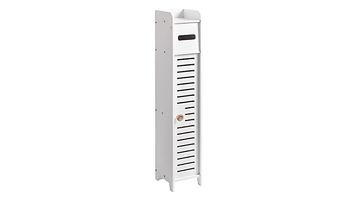 DOEWORKS Small Bathroom Storage Stand for Narrow Spaces