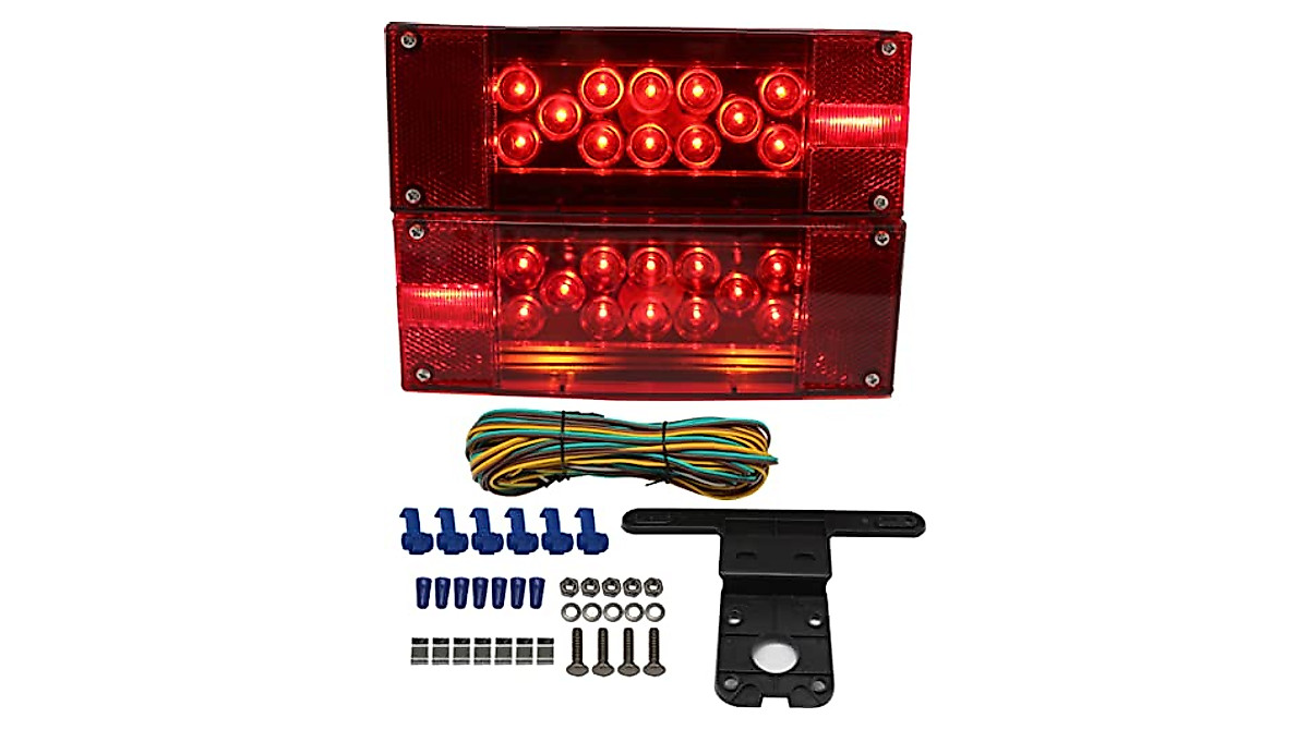 MAXXHAUL 70468 LED Trailer Light Kit - Waterproof & Durable
