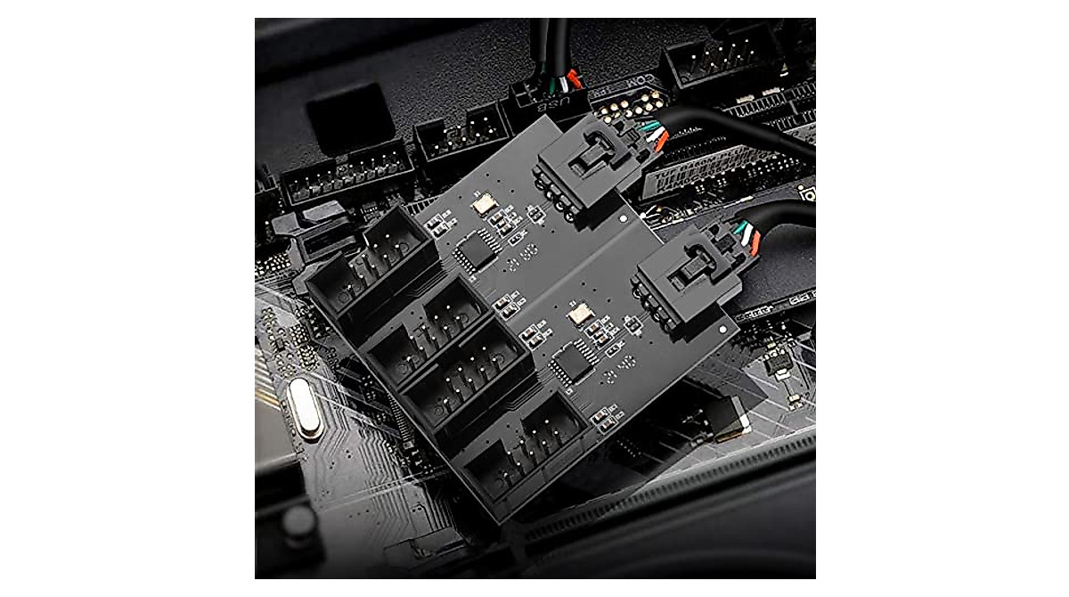 USB Header Splitter 1 to 4 Ports | Shielded Cable with Short-Circuit ...