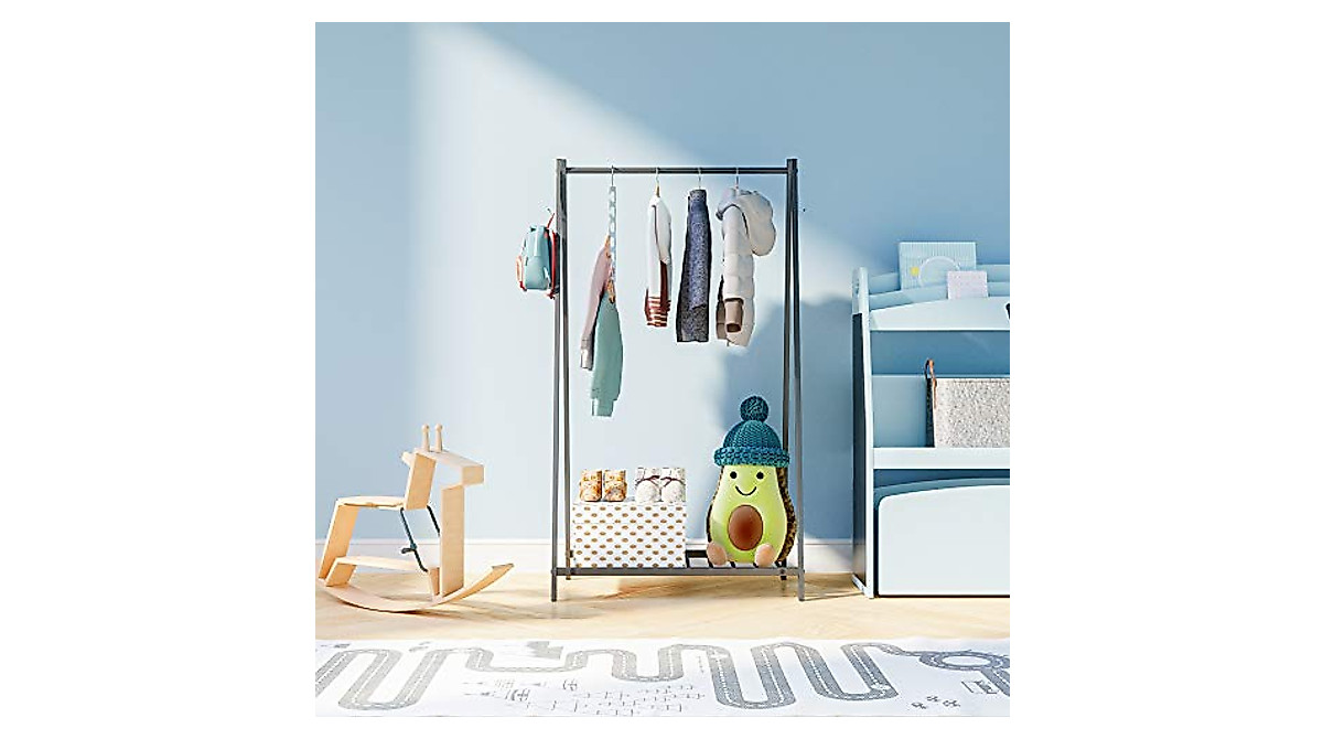 Bestier Kids Clothing Rack - Organize & Store with Style