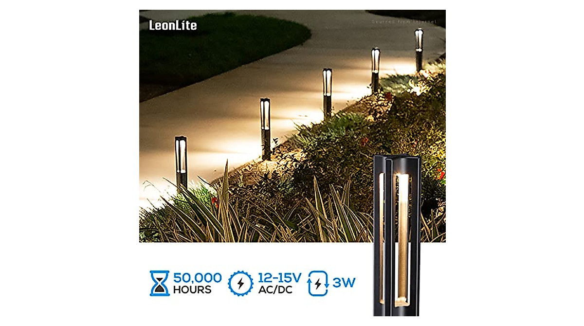 ZUCKEO 10W Low Voltage Landscape Lights LED Landscape Lighting With Connectors, 12V Outdoor Spotlights Yard Garden Pathway Lights, 1000LM Waterproof Warm White Light (14 Pack