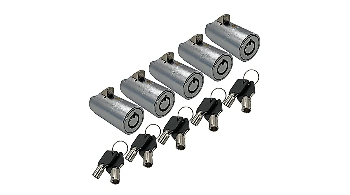 Secure Vending Machines with Puyueo Lock Set | Keyed Alike 5-Pack