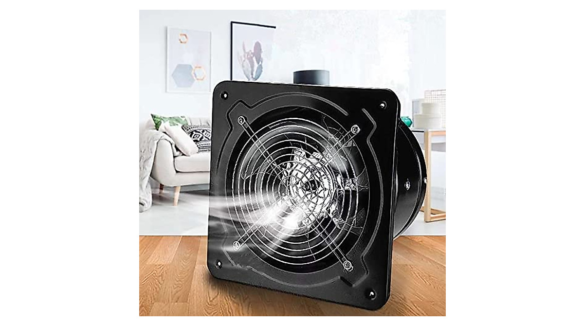 Powerful 8 Inch Exhaust Fan 500 CFM - Bathroom, Kitchen, Attic