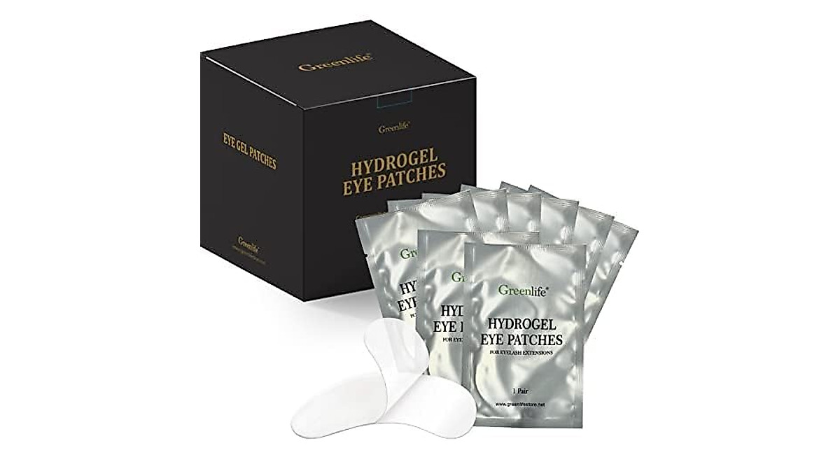 GreenLife Under Eye Gel Pads - 100% Natural for Eyelash Extension