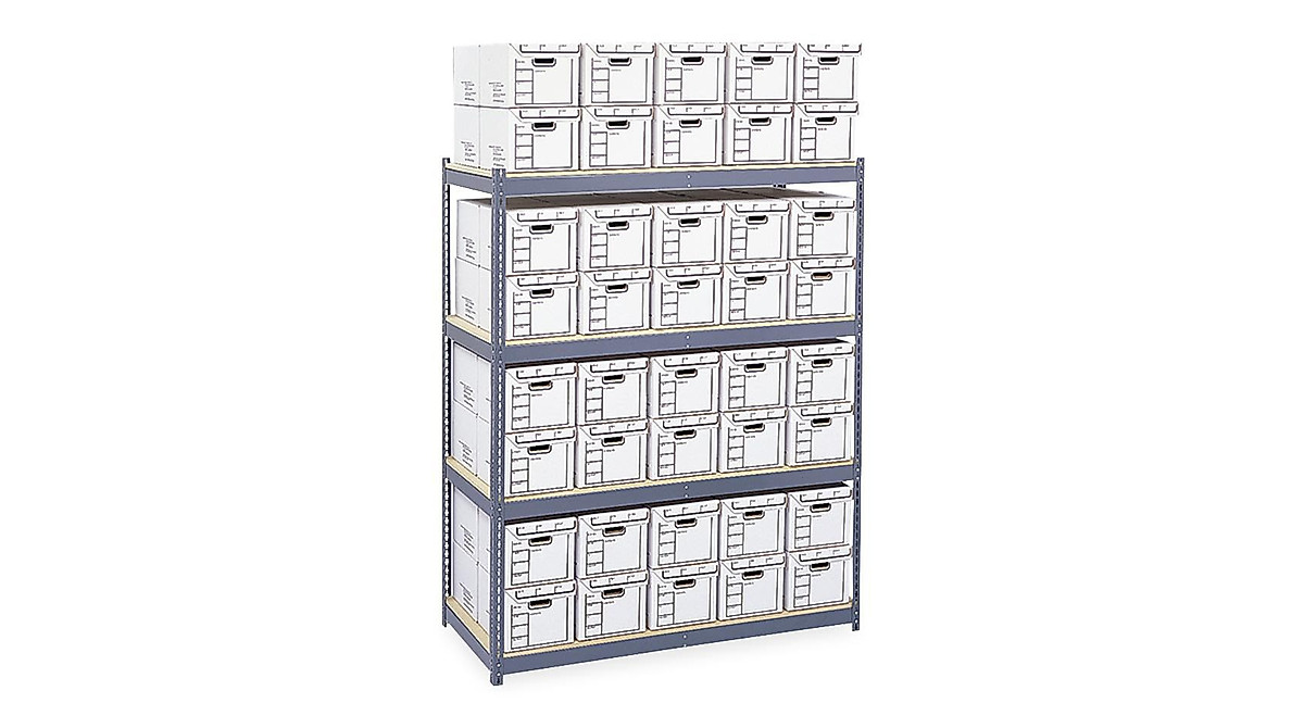 Safco 5261 Archival Shelves – Heavy-Duty 900 lb Capacity, Tan