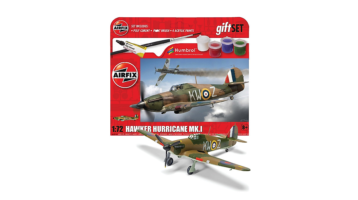 Airfix Hawker Hurricane MK I Model Kit - Perfect for Beginners