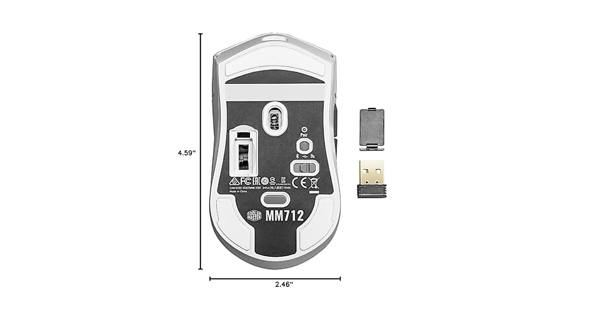 Cooler Master MM712: Wireless Gaming Mouse with 19,000 DPI