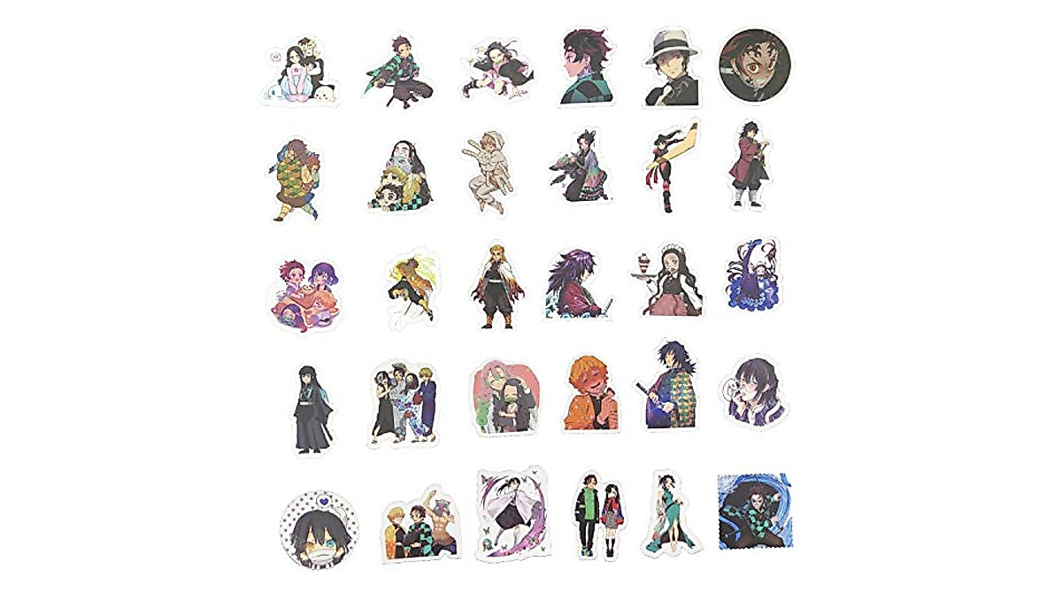 146 Demon Slayer Stickers for Kimetsu no Yaiba Fans – Vibrant & Collectible