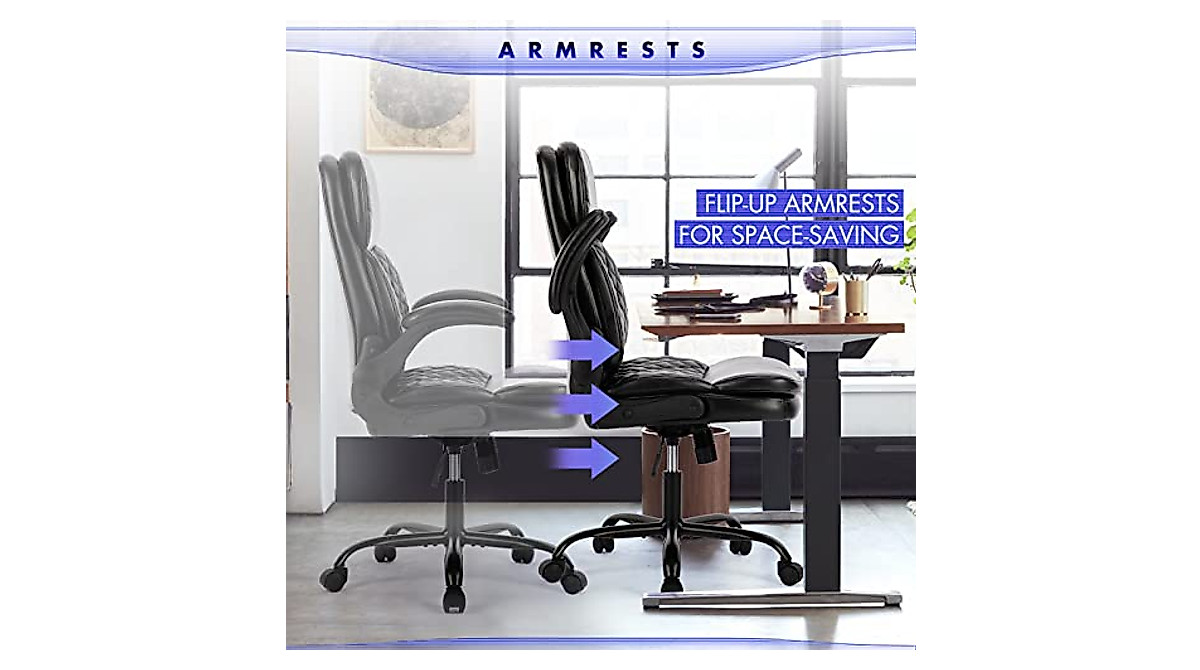 COLAMY High Back Office Chair - Ergonomic & Luxury for Home & Work