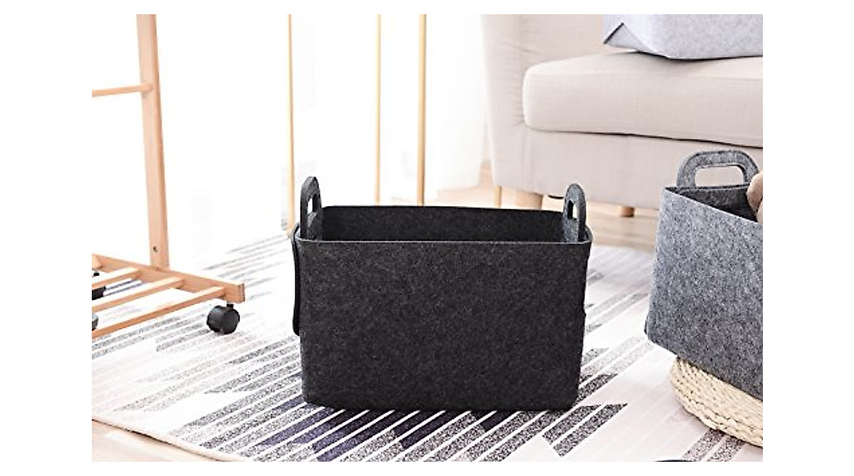 Stylish Felt Storage Basket for Home Organizing