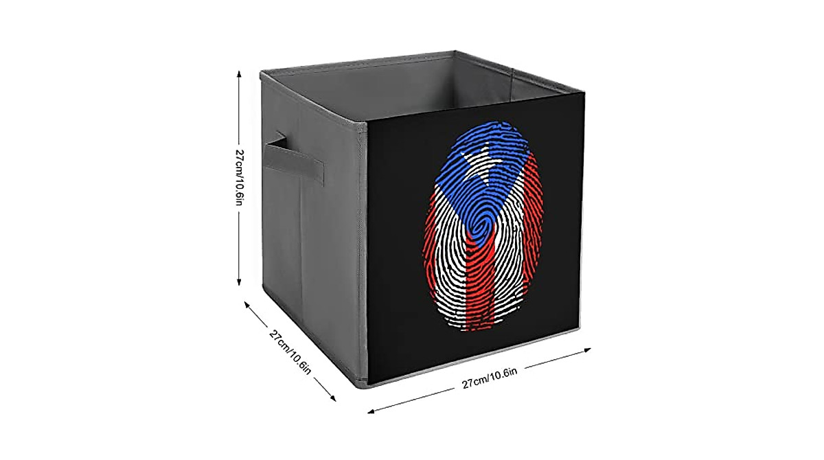 Puerto Rico Flag Finger Organizers - Stylish Storage Bins