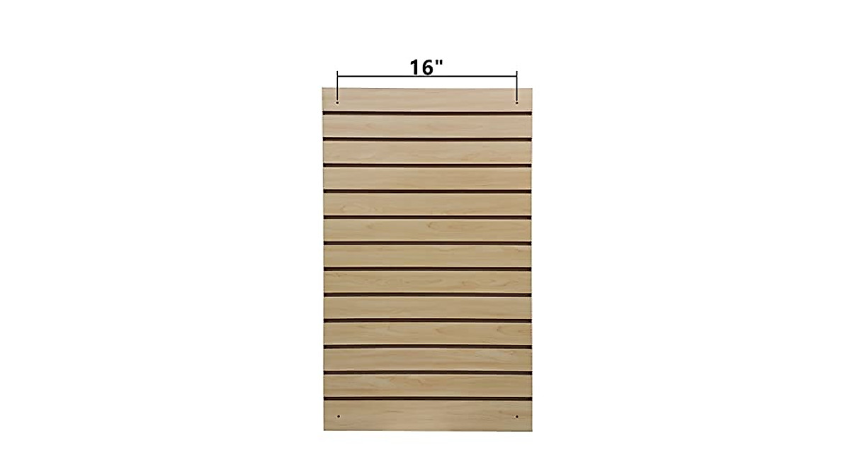 FixtureDisplays Slatwall Panel 24x40 for Retail & Garage Organizing