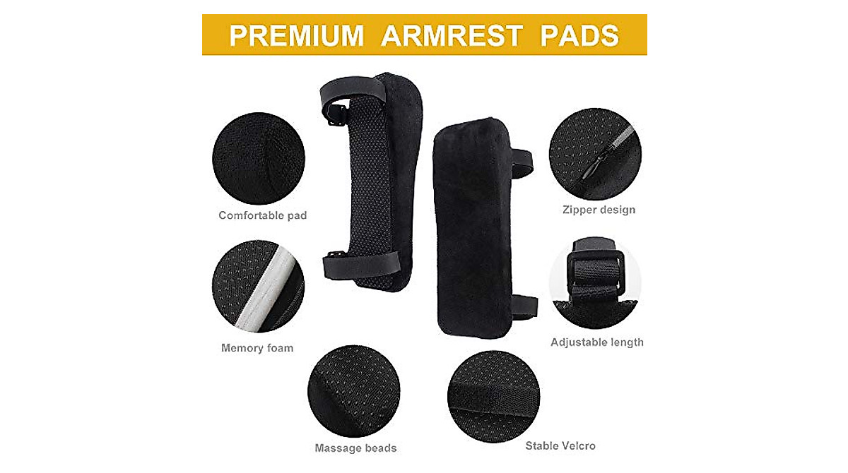 Chair Armrest Pads FoamComfortable Elbow Pillows for Office Chair Arm ...