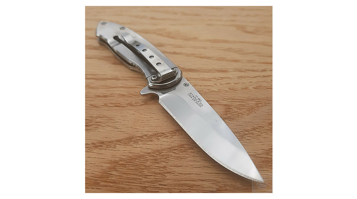 Stainless Steel Pocket Knife - Compact & Durable Folding Tool