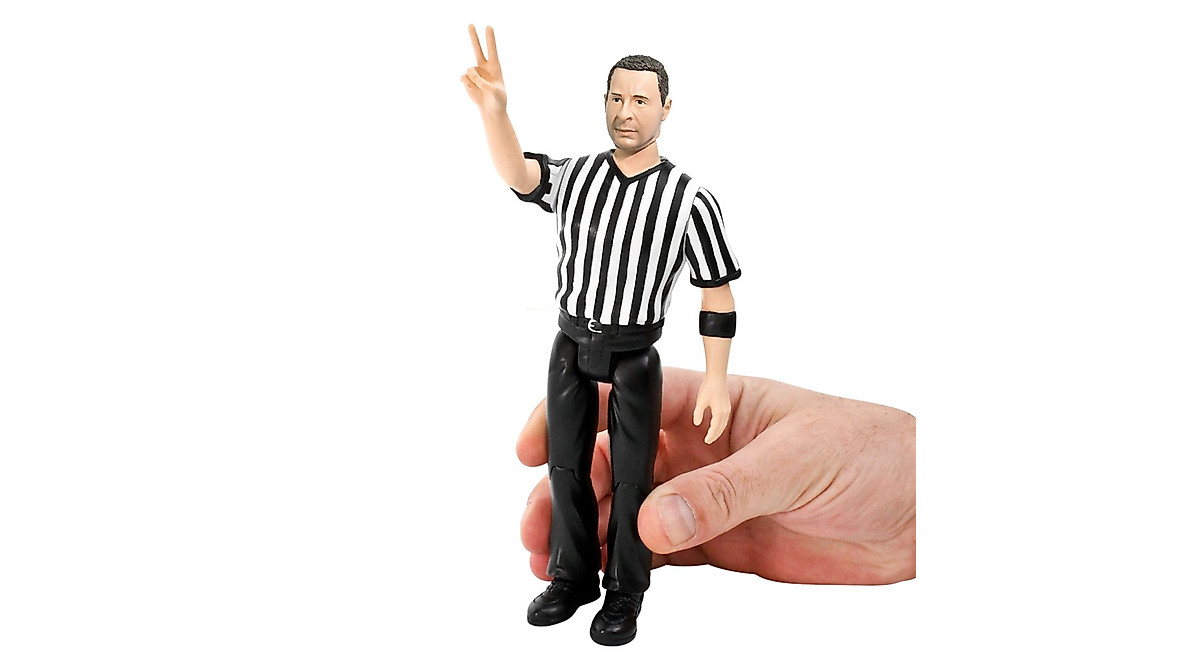 Talking Wrestling Referee Action Figure - 7 Inch Collectible Toy
