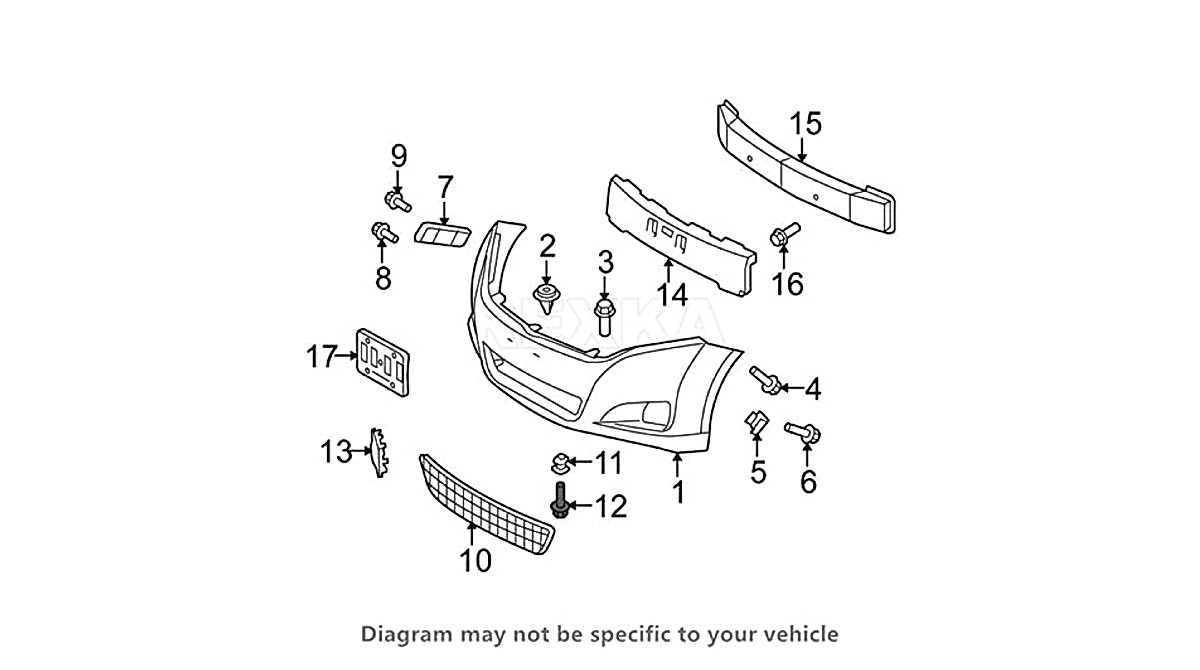 thumbnail image 2 of 20x Bumper Cover & Splash Shield Screws – Hex Head Sems For Toyota Avalon Camry – Black Metal 2 of 6