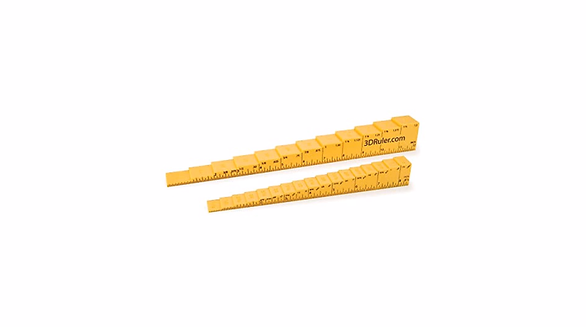 Step Gauge 3D Ruler - Precision Touch-Based Measurement Tool
