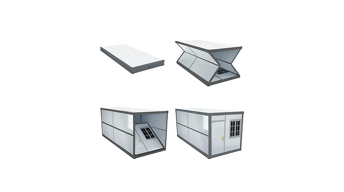 Portable 3 Bedroom Container House for Temporary Living