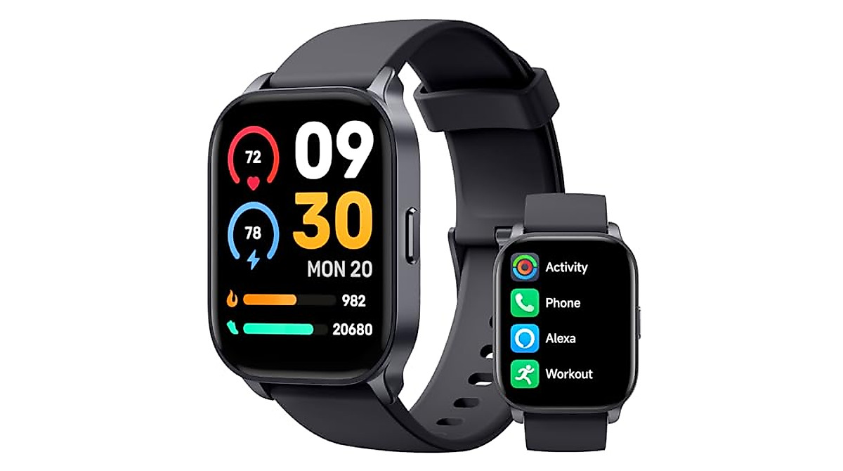 TOOBUR Smart Watch: Fitness, Alexa & Calls for All