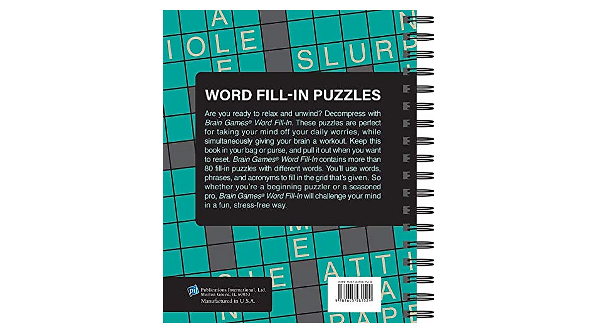 Brain Games: Engaging Word Fill-In Puzzles