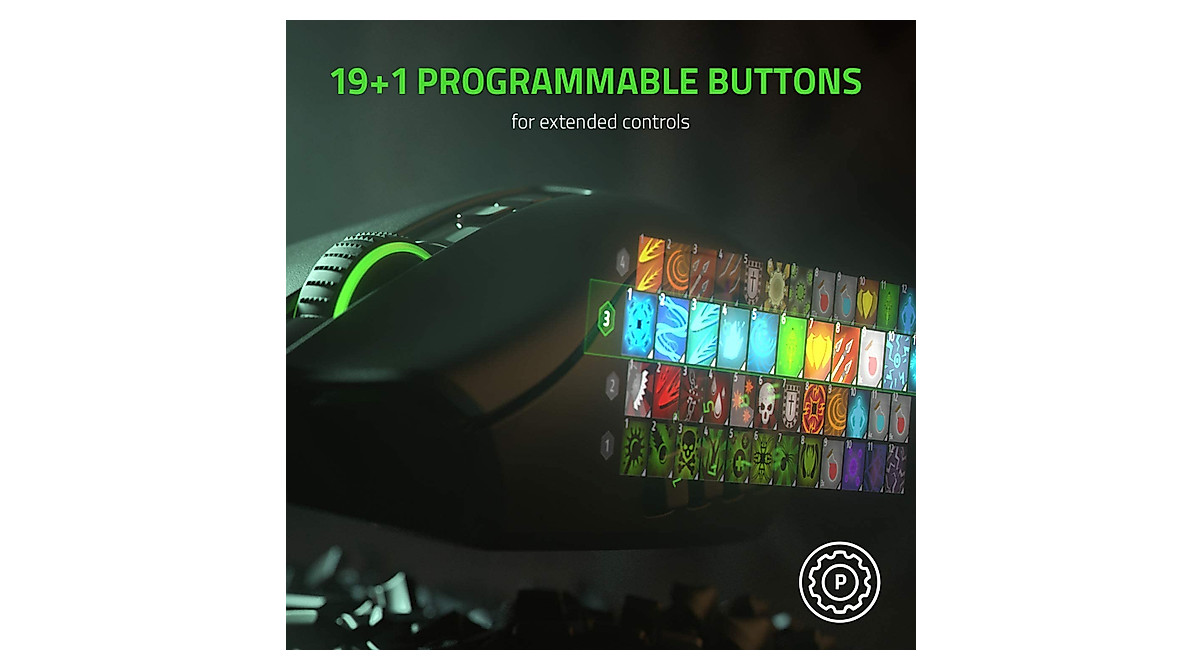 Razer Naga Pro Wireless Gaming Mouse - Customizable & Fast