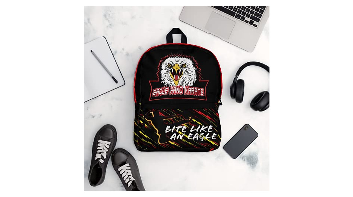 Cobra Kai Eagle Fang Backpack Officially Licensed for Fans