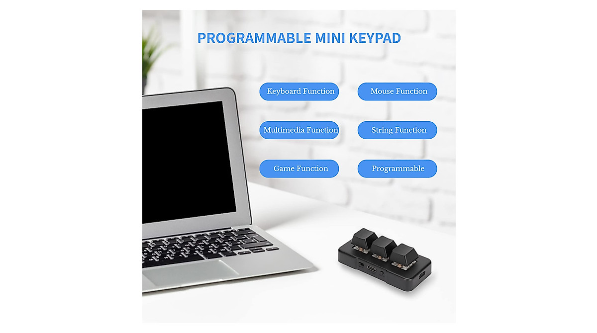 Yunseity RGB Programmable Keypad - Ergonomic Gaming Tool