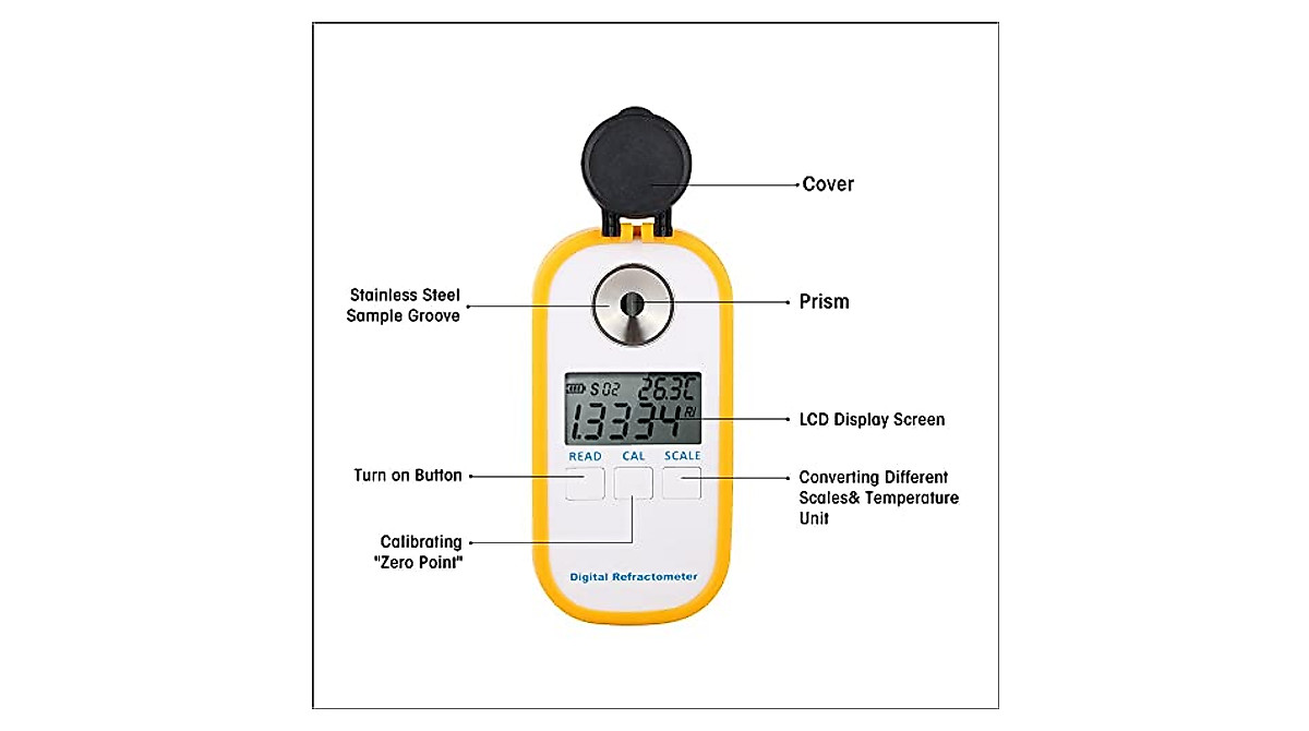 Yise-O0615 Digital Refractometer for Automotive & Industrial Use