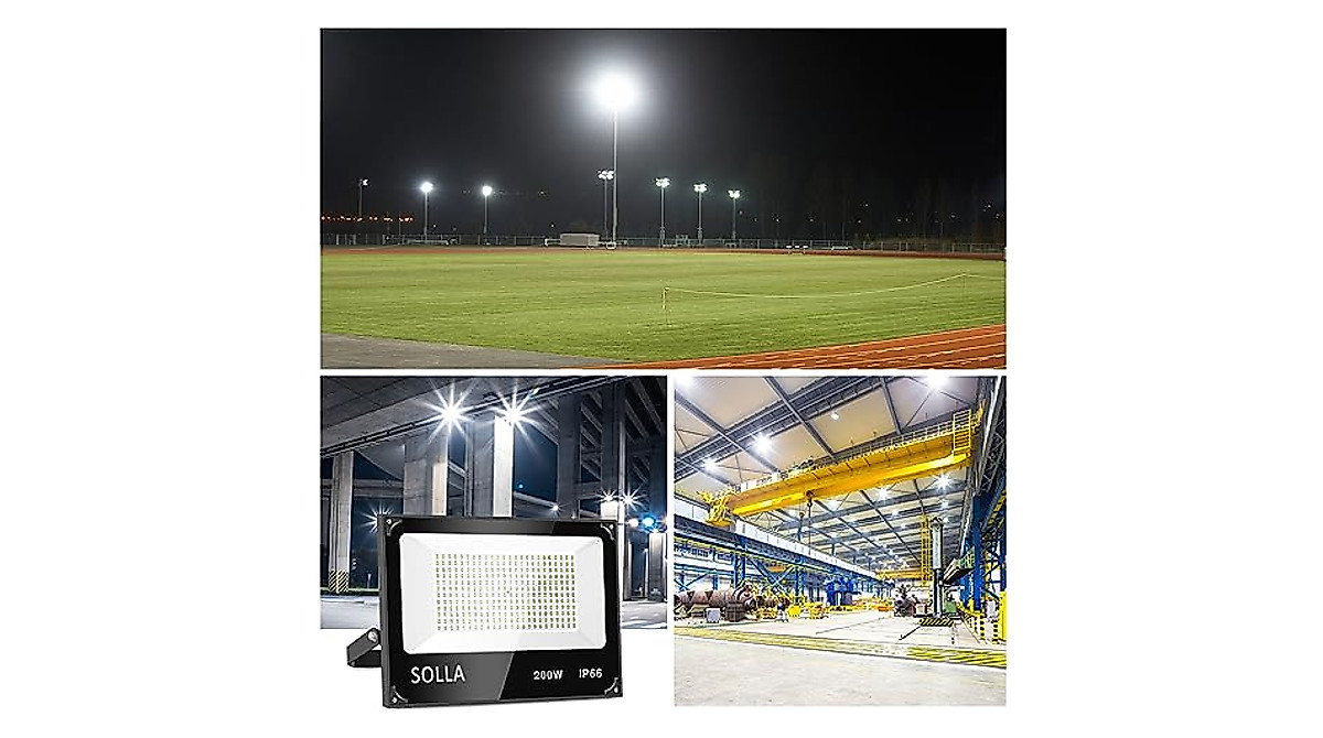 SOLLA 200W LED Flood Light | 20000lm Super Bright Outdoor